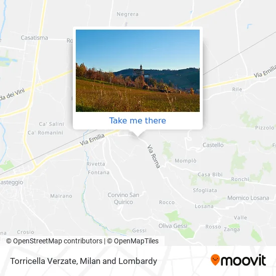 Torricella Verzate map