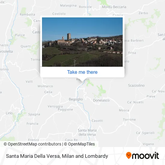 Santa Maria Della Versa map