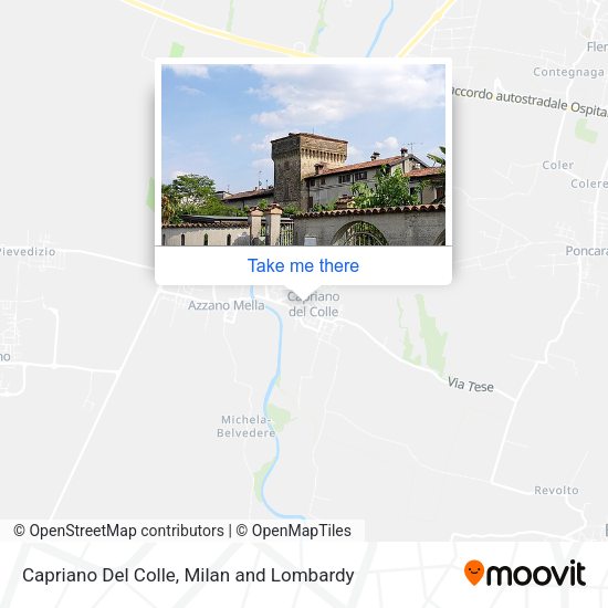 Capriano Del Colle map