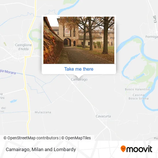 Camairago map