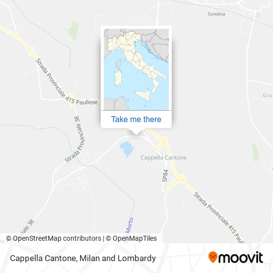 Cappella Cantone map
