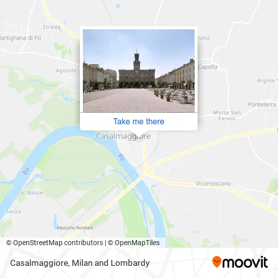 Casalmaggiore map