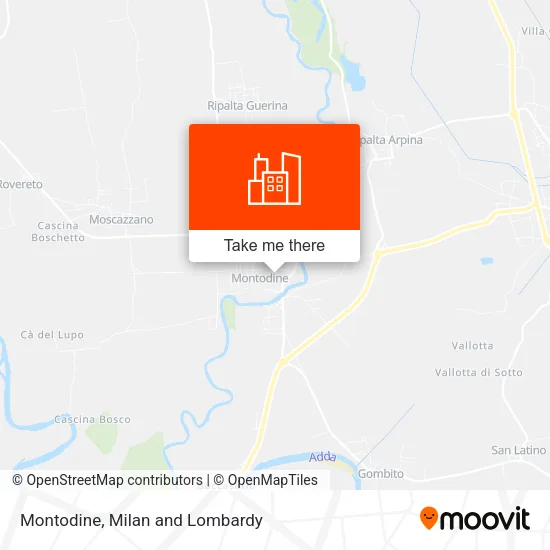 Montodine map
