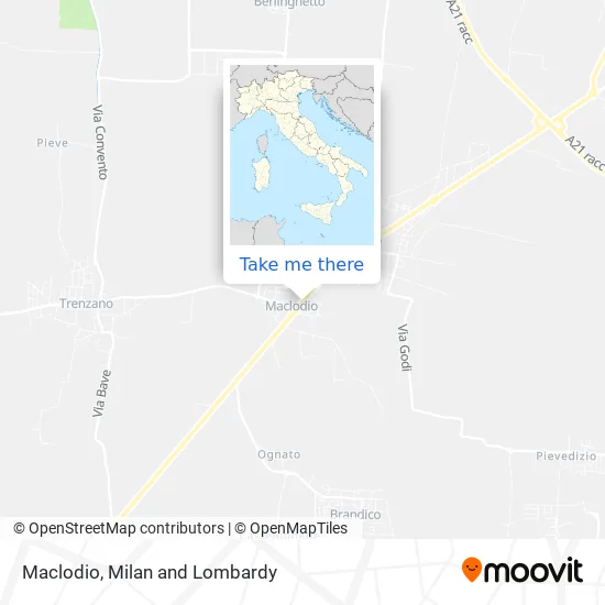 Maclodio map