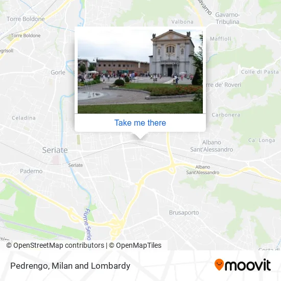 Pedrengo map
