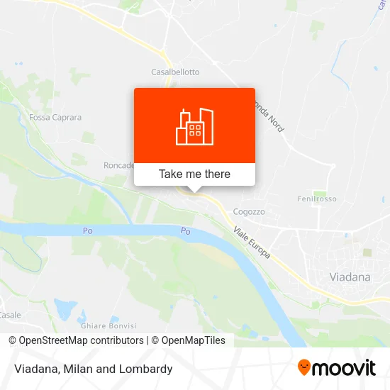 Viadana map