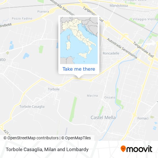 Torbole Casaglia map