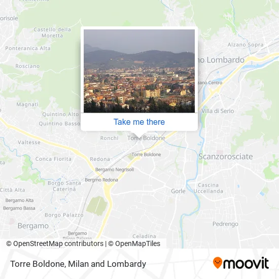 Torre Boldone map