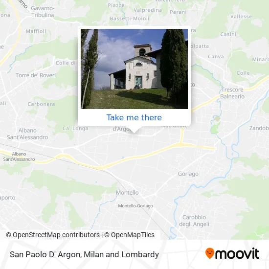 San Paolo D' Argon map