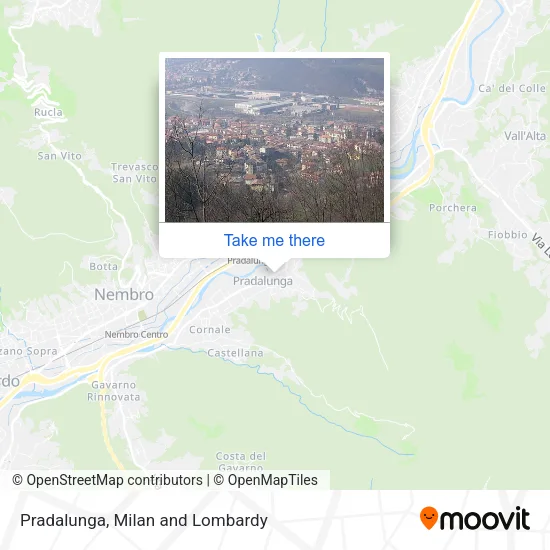 Pradalunga map