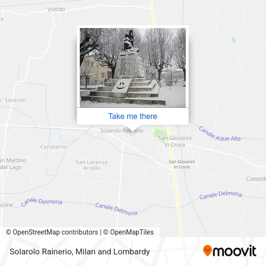 Solarolo Rainerio map