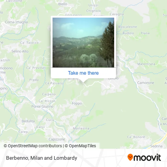 Berbenno map