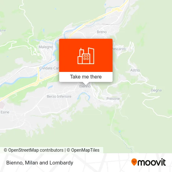 Bienno map