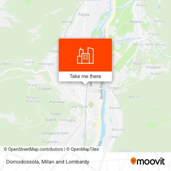 Domodossola map