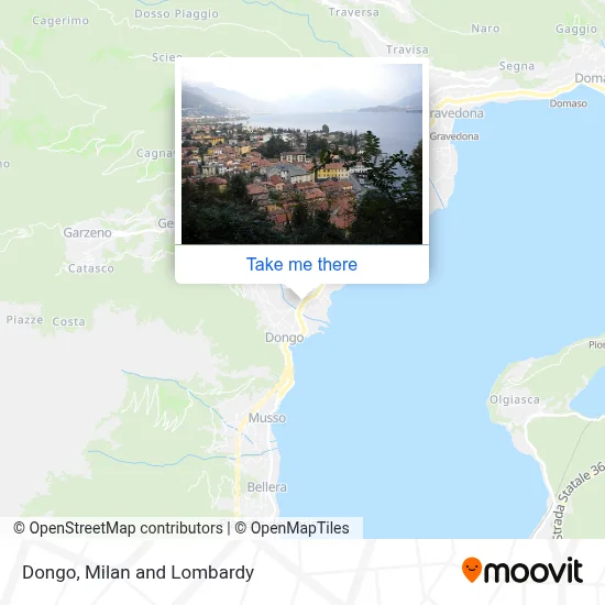 Dongo map