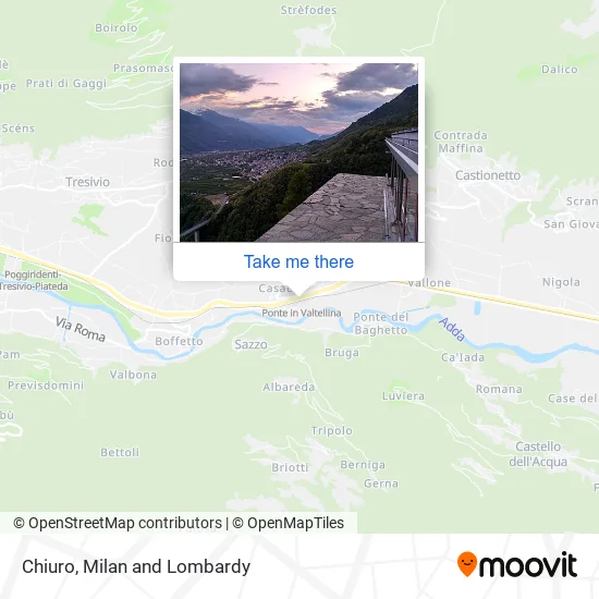 Chiuro map