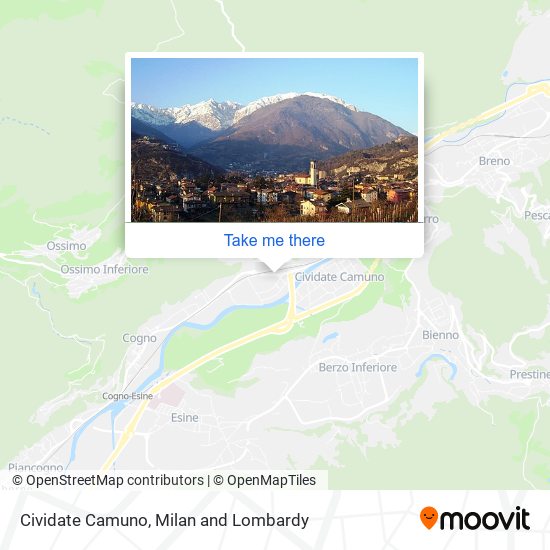 Cividate Camuno map