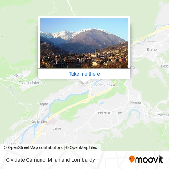 Cividate Camuno map