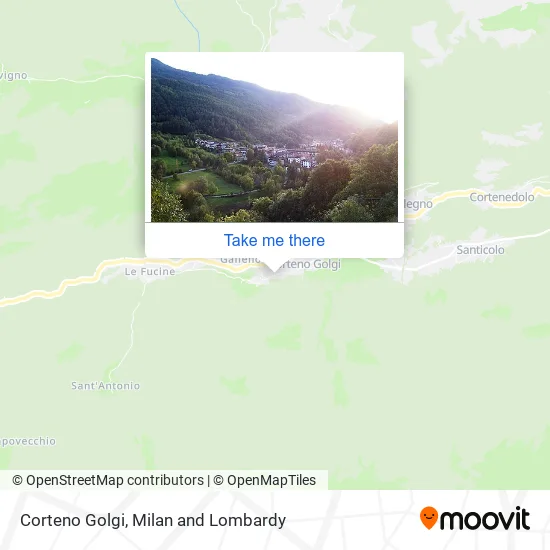 Corteno Golgi map