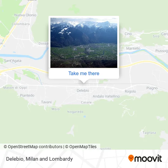 Delebio map