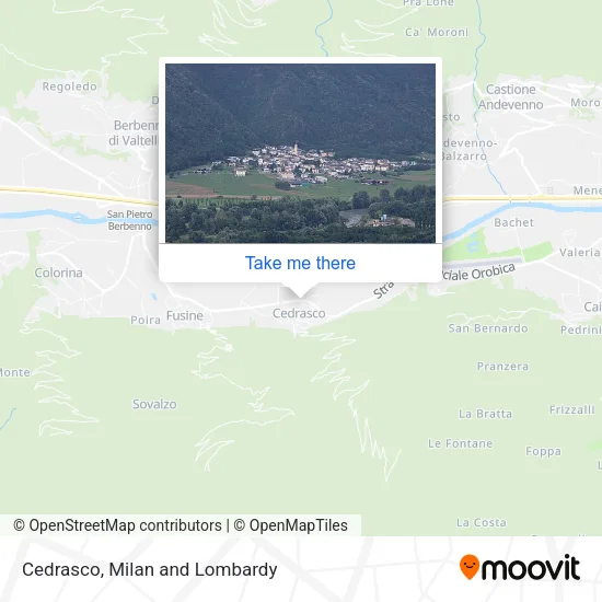 Cedrasco map