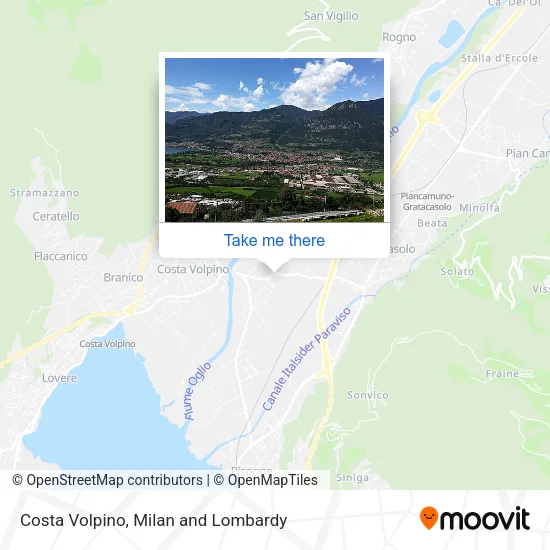 Costa Volpino map
