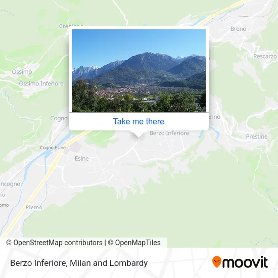 Berzo Inferiore map