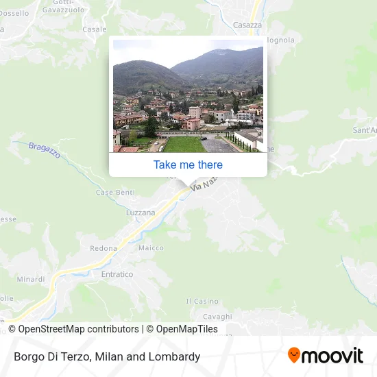 Borgo Di Terzo map