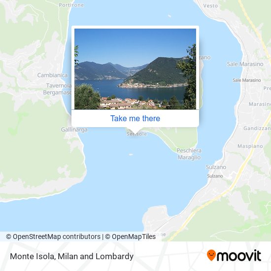 Monte Isola map