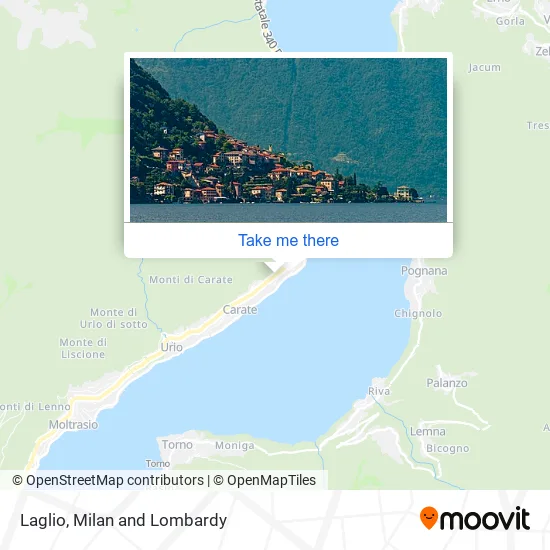 Laglio map