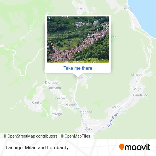 Lasnigo map
