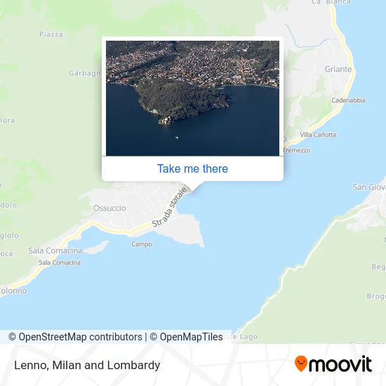 Lenno map