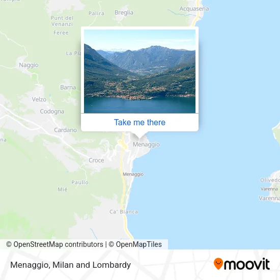 Menaggio map