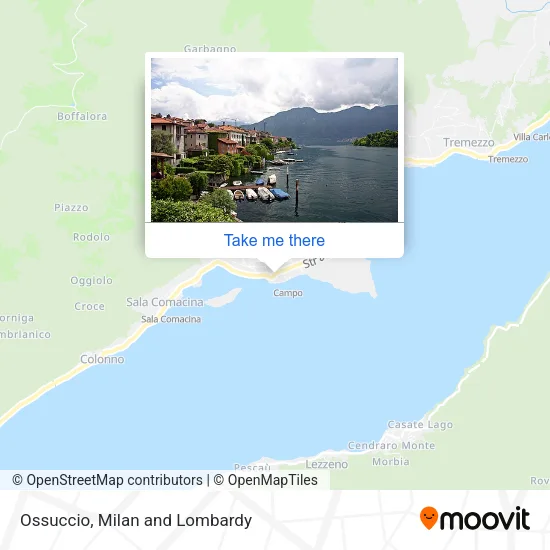 Ossuccio map