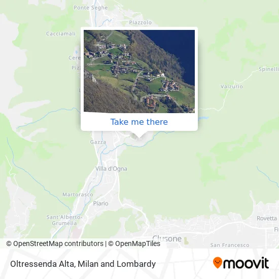 Oltressenda Alta map