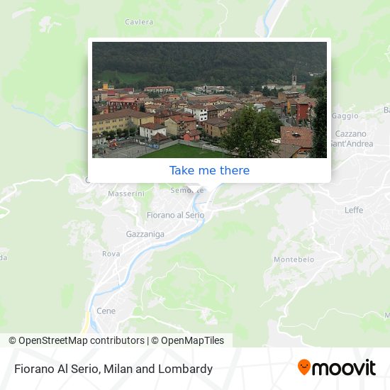 Fiorano Al Serio map