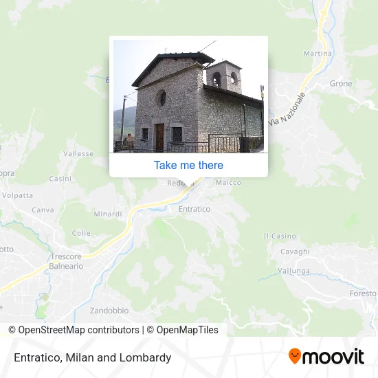 Entratico map
