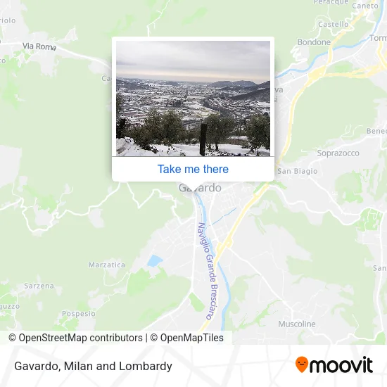 Gavardo map