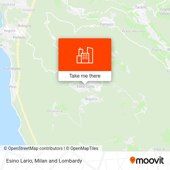 Esino Lario map