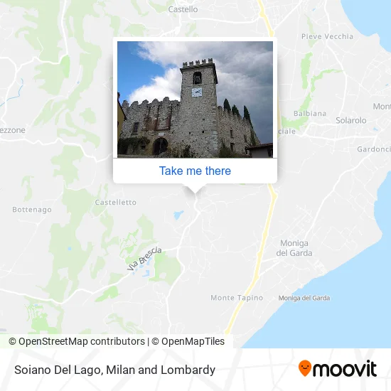 Soiano Del Lago map
