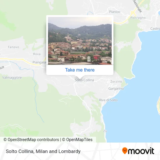 Solto Collina map