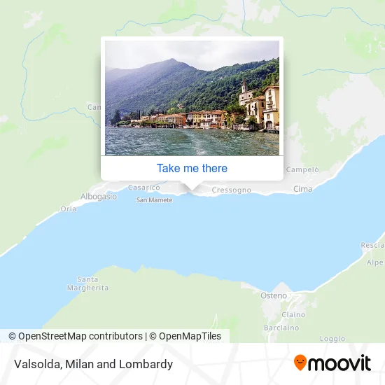 Valsolda map