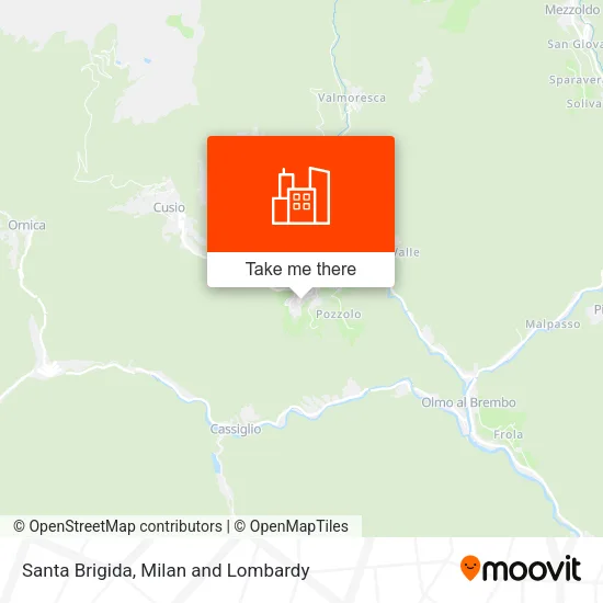 Santa Brigida map