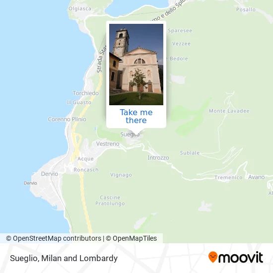 Sueglio map