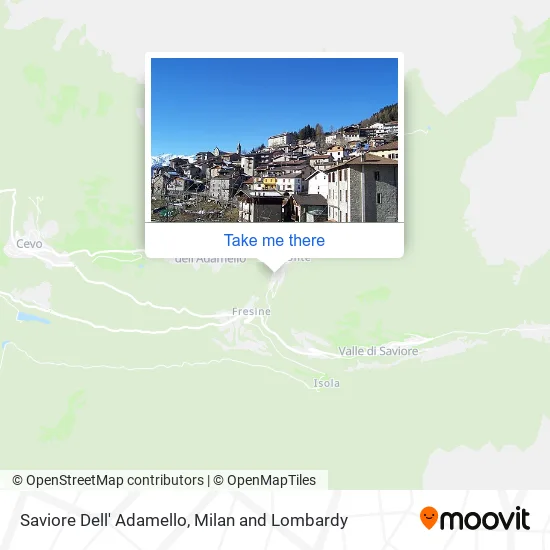 Saviore Dell' Adamello map