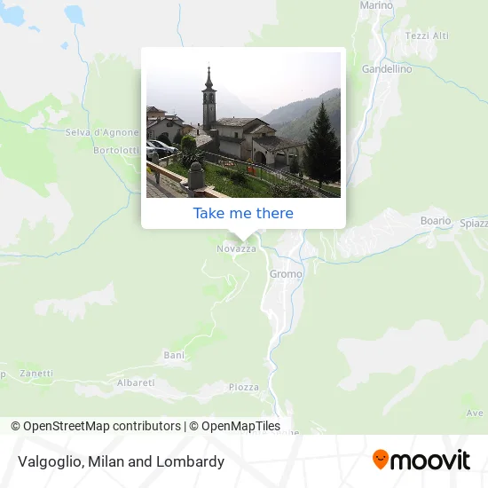 Valgoglio map