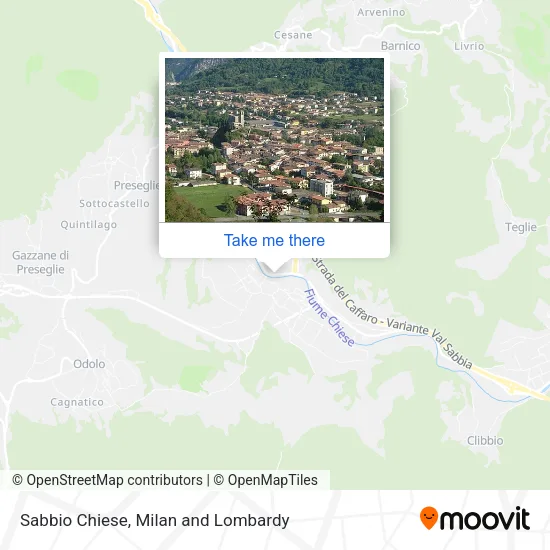 Sabbio Chiese map