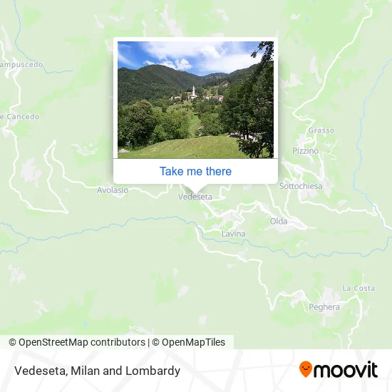 Vedeseta map
