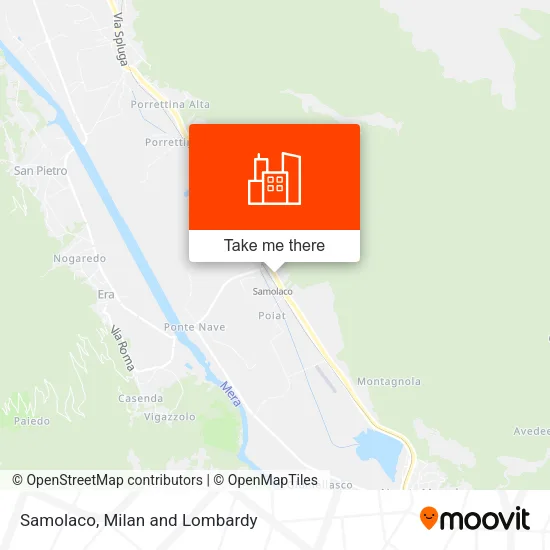 Samolaco map