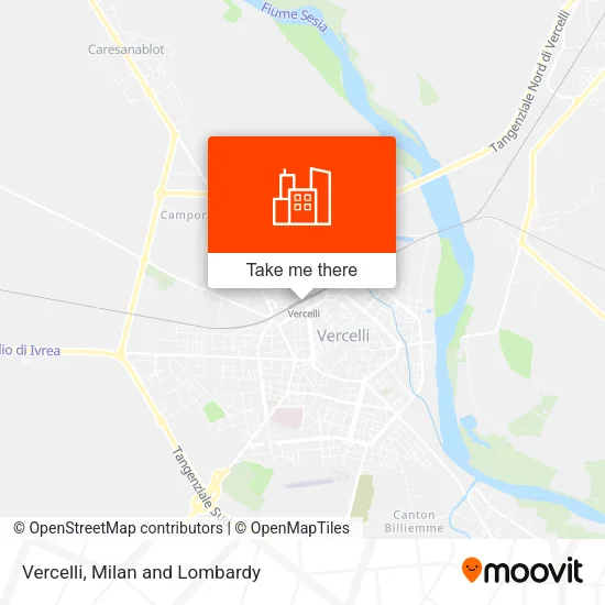 Vercelli map
